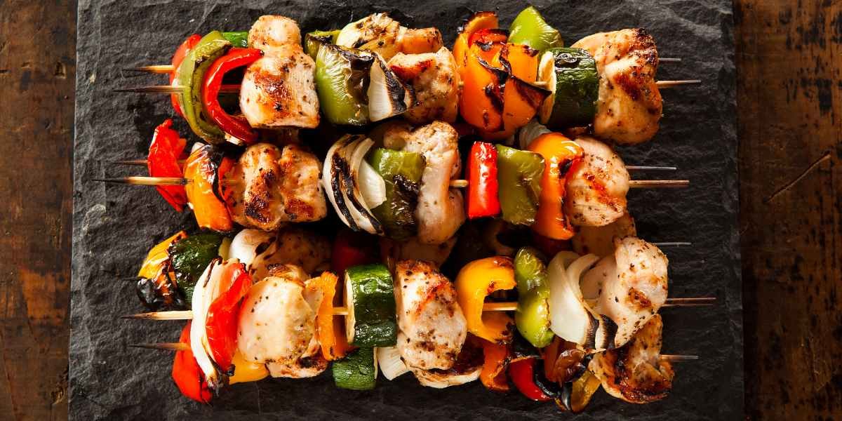 Chicken and Vegetable Kabobs