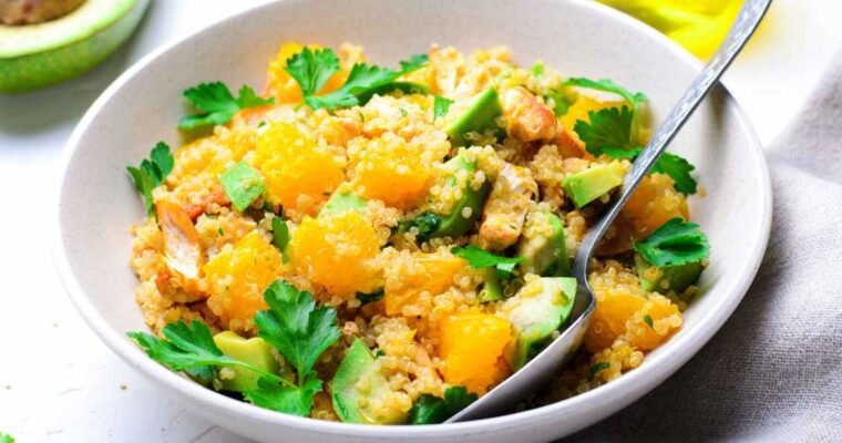 Avocado and Orange Quinoa Salad