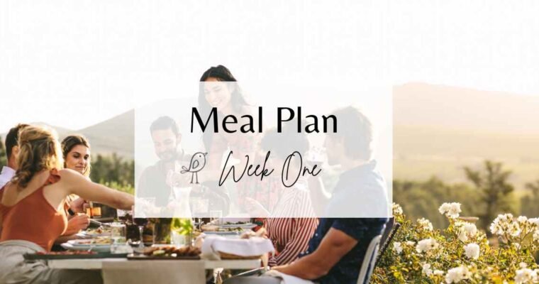 Week 1 Meal Plan