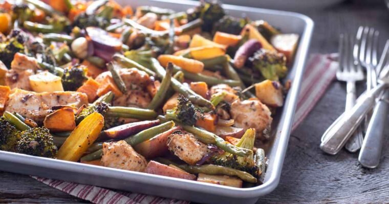 Rainbow Chicken and Vegetables