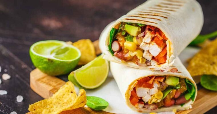 Cilantro Lime Turkey Wrap