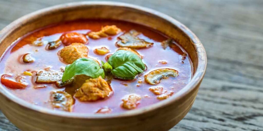 thai red curry soup