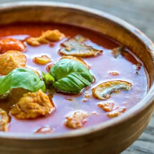 thai red curry soup