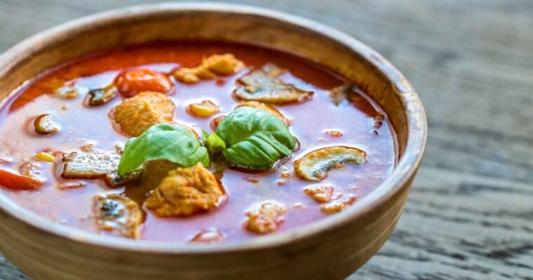 Thai Red Curry Soup