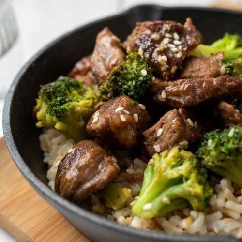 beef and broccoli bowl