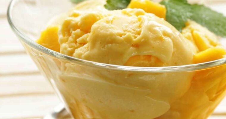 Easy Mango Sorbet
