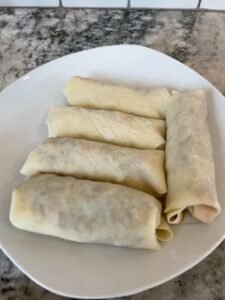 rolled egg rolls