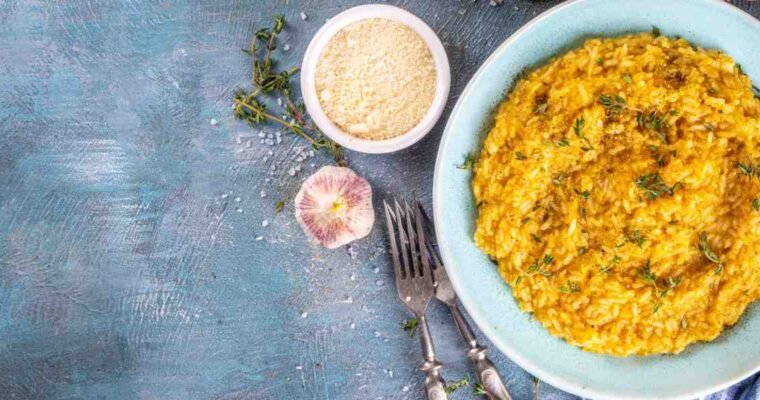 Sweet Potato Risotto with Parmesan