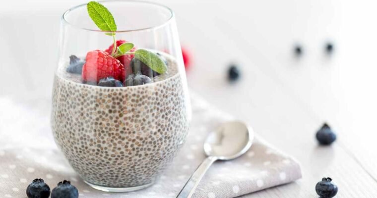 3 Ingredient Chia Seed Pudding