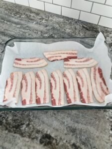 raw bacon