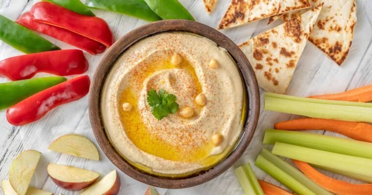 Easy Tahini Free Hummus