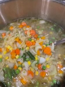 leftover turkey soup