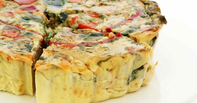 High Protein Cottage Cheese Egg Bake