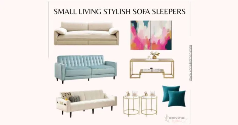 Small Living Stylish Sofa Sleepers