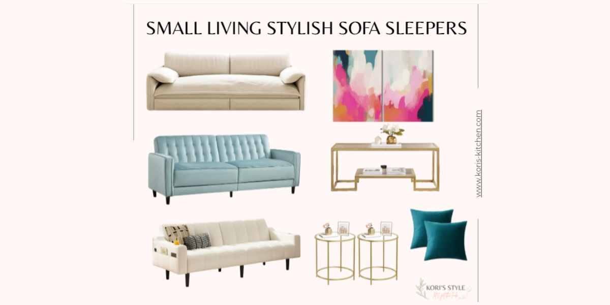 Small Living Stylish Sofa Sleepers