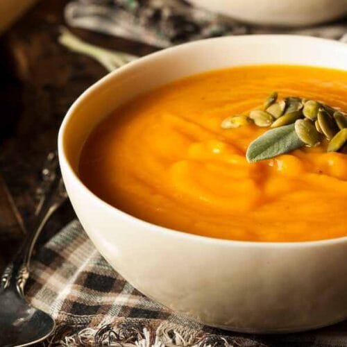 Butternut Squash and Sweet Potato Soup