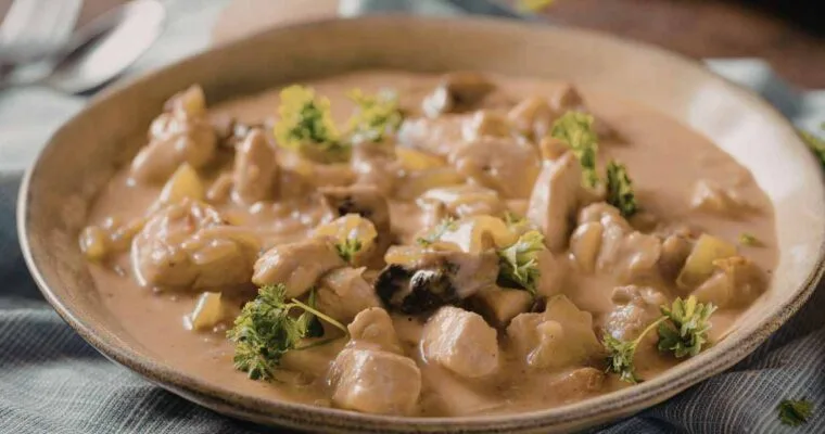 Creamy Chicken Mushroom Soup